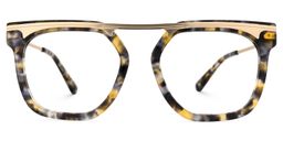 Josefina Square Gray-Tortoise Glasses0