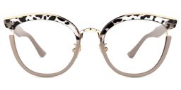 Laraine Tortoise Cat eye Glasses0