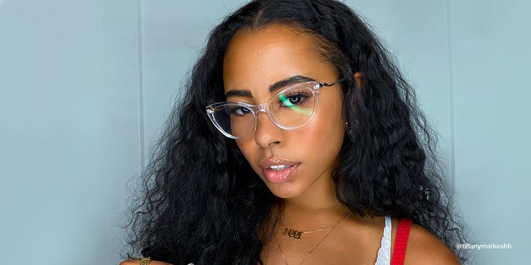 Calypso Cat Eye Clear Glasses