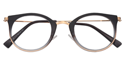 Viola Cat Eye Black Glasses1