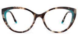 Eugenia Cateye Light Tortoise Glasses0
