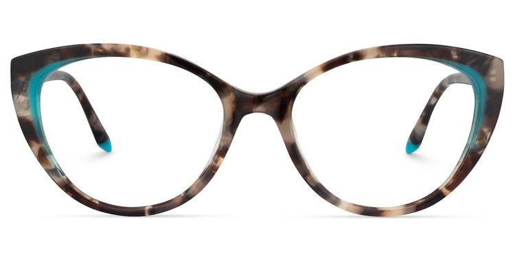 Eugenia Cateye Light Tortoise Glasses