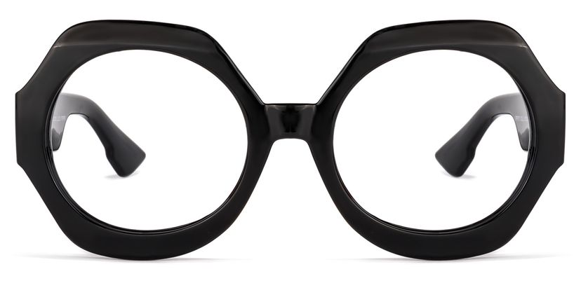 Geoffrey Geometric Black Glasses