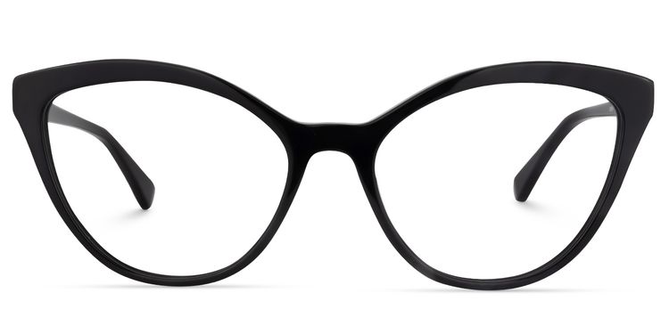 Dudley Cateye Black Glasses
