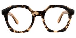 Occeus Geometric Light-Tortoise Glasses0