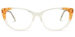 Eddie Cateye Cameo-Green Glasses0