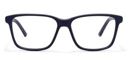 Eddy Rectangle Dark Blue Glasses0