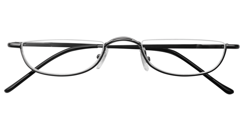 Oval Gray Reading Glasses | Zeelool Reading Glasses1