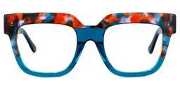 Carolann Square Blue Glasses0