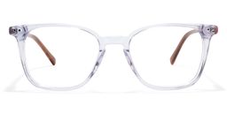 Enoch Square Greyish-Purple Glasses0