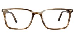 Julimarie Square Brown Glasses0