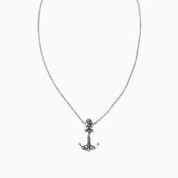 Vintage Silver Pendant Necklace0