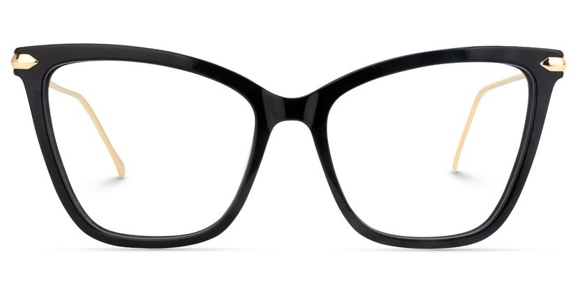 Hilary Butterfly Black Glasses