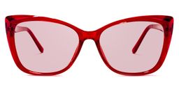 Farris Square Red Sunglasses0