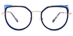 Felix Cateye Blue Glasses0