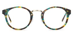 Ferris Round Green-Floral Glasses0