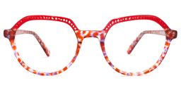 Fisher Geometric Red Glasses0