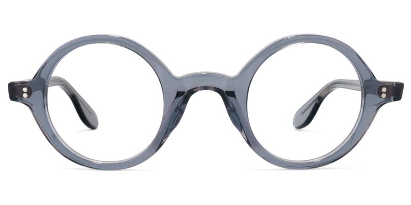 Forbes Round Dark-Grey Glasses