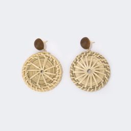 Vintage Round Weave Earrings1