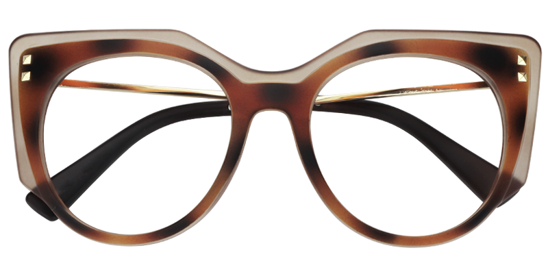 Cateye Burnt Umber Glasses | Zeelool Eyewears1