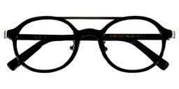 Roberts Aviator Black Glasses1