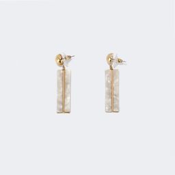 Stylish Heart Shape Blue Earrings1