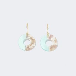 Stylish Annulus Two-Tone Earrings1