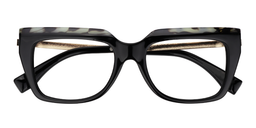 Oakes Rectangle Black Glasses1