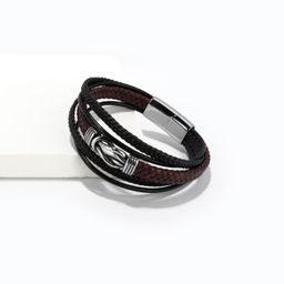 Vintage Reef Knot Dark-Red Bracelet0