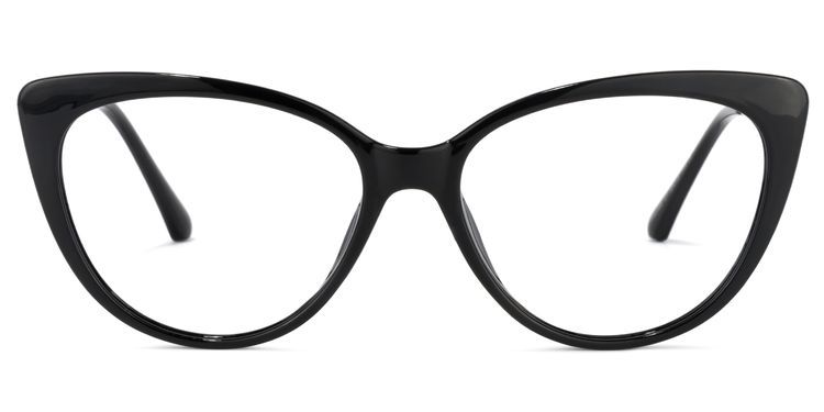 Marcus Cateye Black Glasses