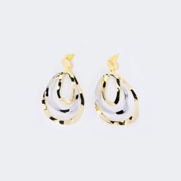 Stylish Pear-Shaped Metal Earrings1