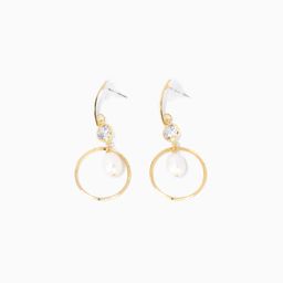 Stylish Pearl Pierced Earrings1