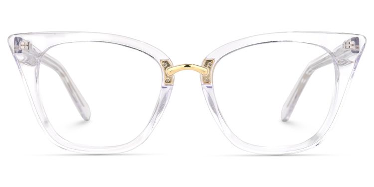Martha Cateye Clear Glasses