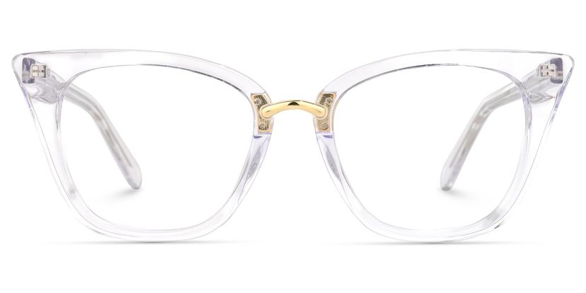 Martha Cateye Clear Glasses