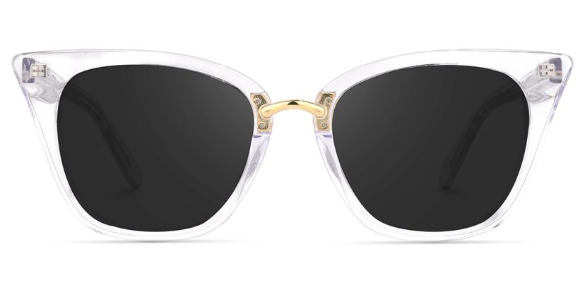 Martha Cat Eye Clear Sunglasses