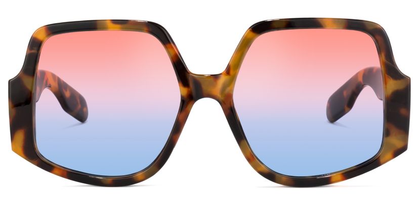 Melissa Geometric Tortoise Sunglasses