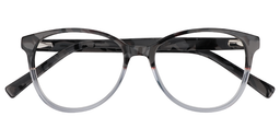 Inez Round Gray Glasses1