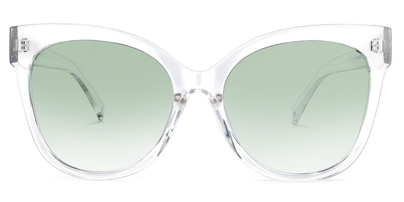 Mario Cateye Clear Sunglasses