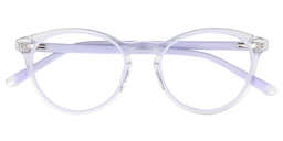 Adrienne Round Light Purple Glasses1