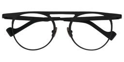 Baillie Round Black Glasses1