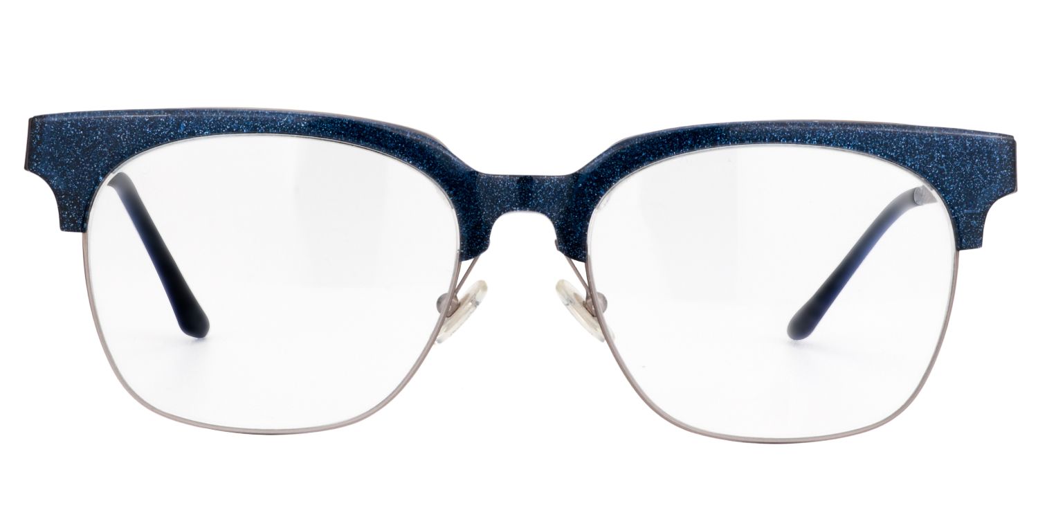 Square Dark Blue Glasses | Zeelool Glasses0
