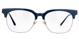Barlow Square Dark Blue Glasses0