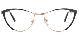 Sydney Cat Eye Black Glasses1