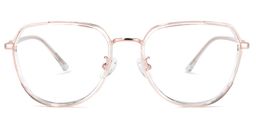 Nash Geometric Clear Glasses0