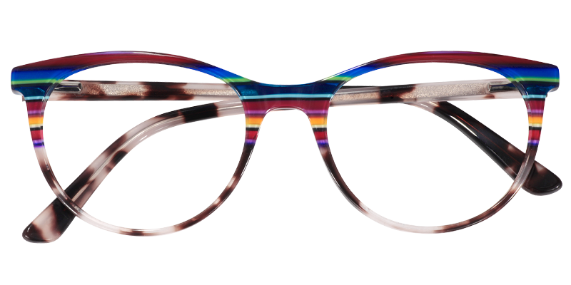 Oval Floral Glasses | Zeelool Eyeglass Frames1