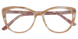 Alonso Cateye Brown Glasses1