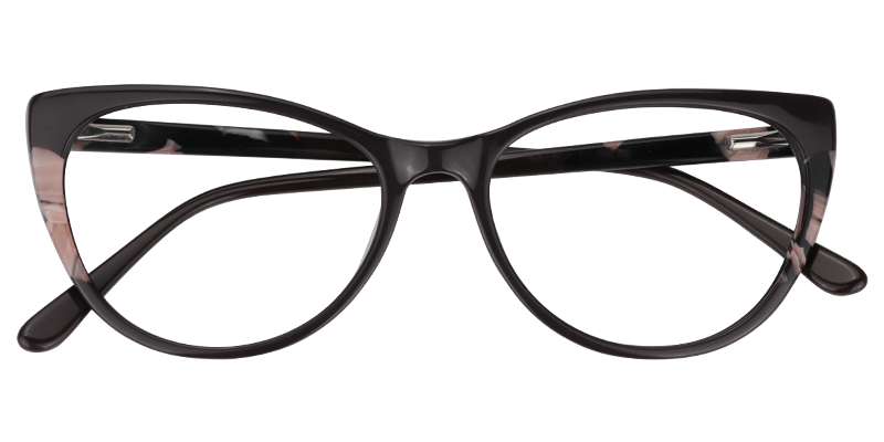 Oval Black Glasses | Zeelool Eyeglass Frames1
