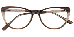 Grace Oval Light Brown Glasses1