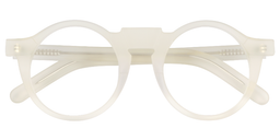 Jamie Round Ivory Glasses1