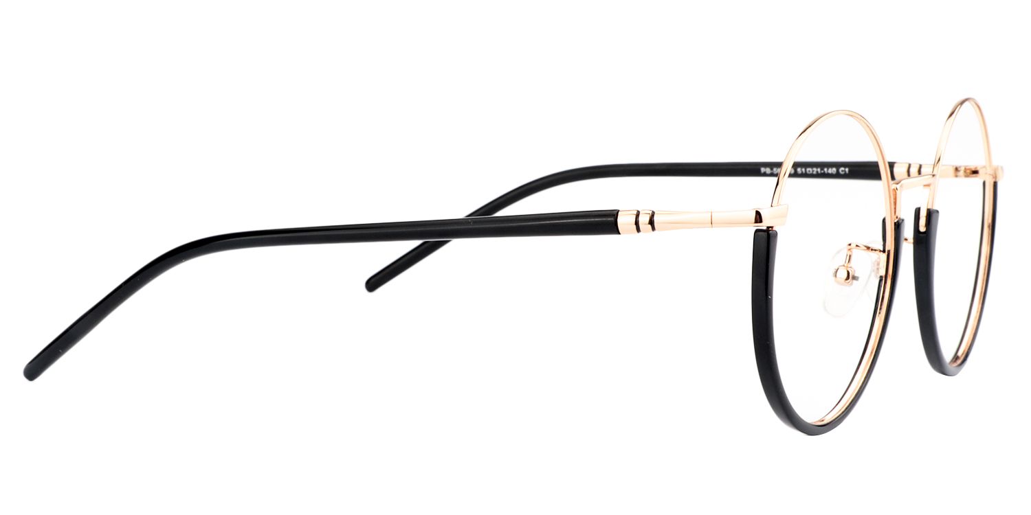 Round Black Glasses | Zeelool Glasses4